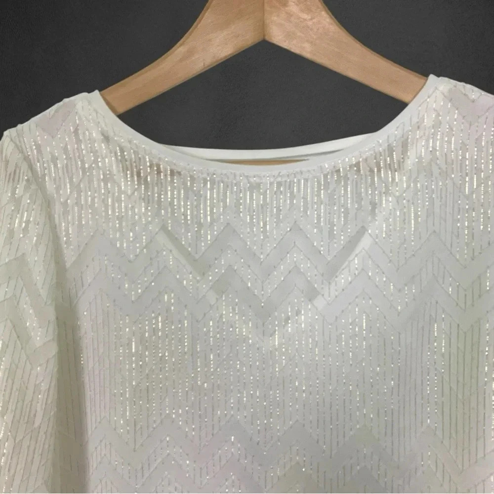 Joseph Ribkoff Chiffon Blouse - Picture 7 of 12
